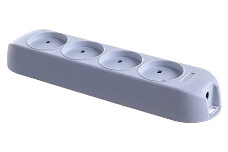 Колодка 4N-SMART 4-х местная 10А б/з 5240 IN HOME