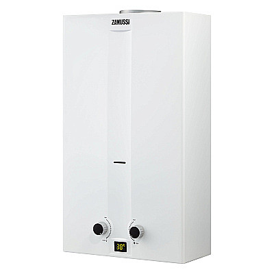 Колонка газовая ZANUSSI GWH 10 Fonte Glass Carbon 10л/20кВт