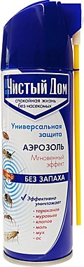 Дихлофос ЧИСТЫЙ ДОМ 150мл 02-923 без запаха