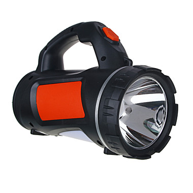 Фонарь прожектор ЧИНГИСХАН SS-5805, 1 LED, 1 СОВ, 3 Вт, 17х11см, 4 режима, 1000мАч, USB, пластик