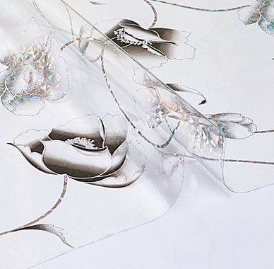 Клеенка для стола GRACE силикон 0,6х20м 0,65мм Laser LS-8037D-60