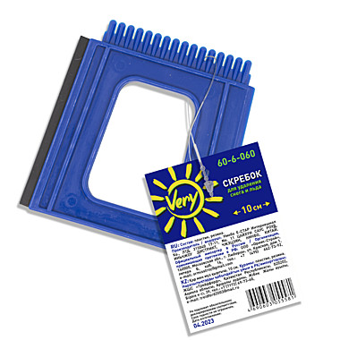 Скребок для удаления снега и льда 10см 60-6-060