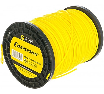 Леска для триммера CHAMPION Round круг 4,0мм 159м С5064