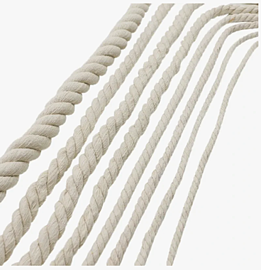 Шнур 4мм 50м белый (хлопковый)