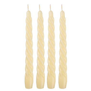 Набор свечей 4 шт винт средний, парафин, 19,6х8х2,3 см