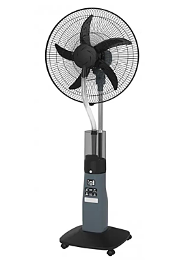 Вентилятор напольный CENTEK CT-5050 70Вт 1,35м 50см 9ск ПДУ LED дисплей, беспроводной/увлажнение рол