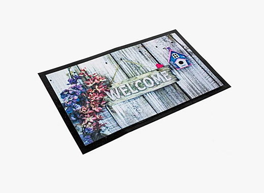 Коврик придверный 45х75см с принтом ЦВЕТЫ 49539