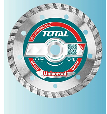 Круг алмазный 230х22,2мм сегментированный ТУРБО TOTAL TAC2132303