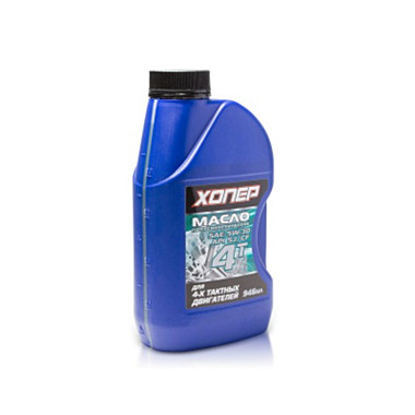 Масло ХОПЕР для 4-х такт.двигателей п/с SAE 5W-30 API SJ/CF 0,946л
