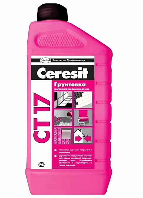Грунтовка CERESIT СТ17/1 укр.д/впит осн (КОНЦЕНТРАТ) 1кг