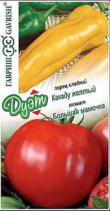 Семена: Томат Бол.мам+Перец Какад.ж (Ц) 0,1г Дуэт G