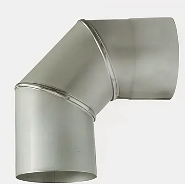 Колено 90*130 0,5мм оцинков BRIZ bz0009