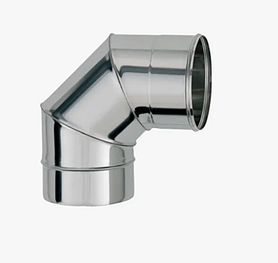 Колено 90*80 0,5мм нерж