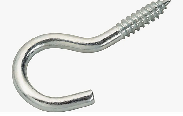 Крюк для люстры 6х60 полукольцо 