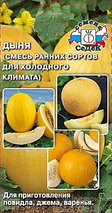 Семена: Дыня Смесь ранних сортов (Ц) 0,5г СД