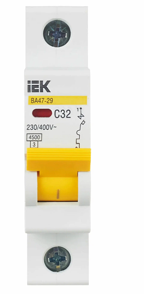 Автомат ИЭК BA 47-29 1п С 32А 4,5кА MVA20-1-032-C