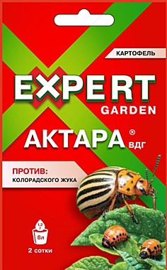Средство Актара 1,2г от колорадского жука и других вредителей Expert Garden