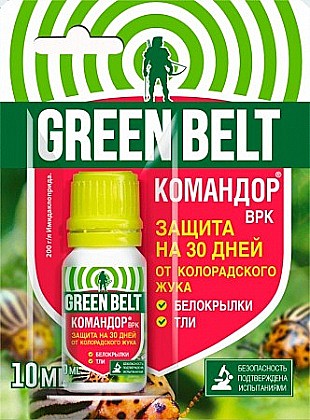 Средство Командор 10мл флакон от колорадского жука, тли, белокрылки Грин Бэлт 01-530