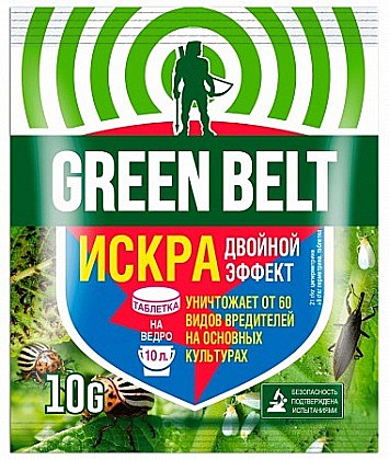 Средство от вредителей Искра Двойной эффект 10гр табл. ГБ 01-421