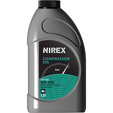 Масло NIREX компрессорное минеральное GTD 250  1л 