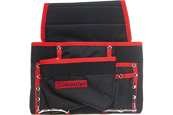 Подсумок поясной 8 карманов держатель для молотка для клещей // MATRIX 90242