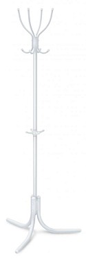 Вешалка напольная КОМФОРТ ВК4 700х700х1800мм 4 крючка МАТОВЫЙ БЕЛЫЙ