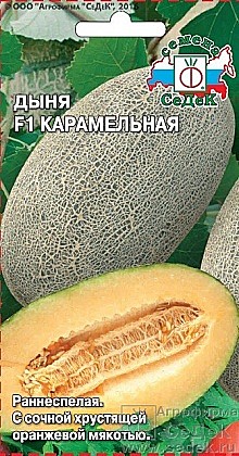 Семена: Дыня Карамельная F1 (Ц) 0,5г СД