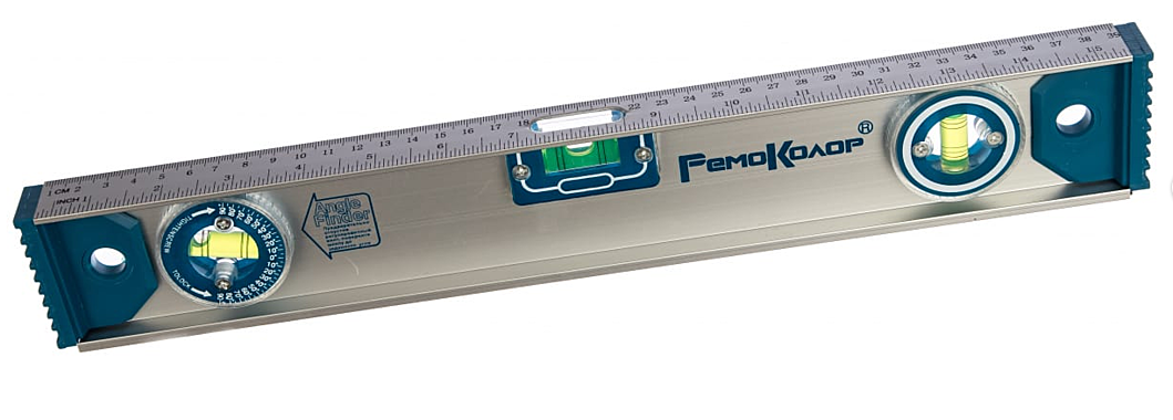 Уровень алюминиевый Hobbi скелетный, 3 ампулы, магнит, 40см 17-1-204