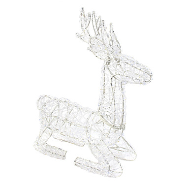 СНОУ БУМ Олень, 100 LED, 38 см, белый, постоянное свечение