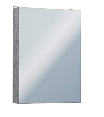 Зеркало-шкаф АРИВА бетон натуральный 50