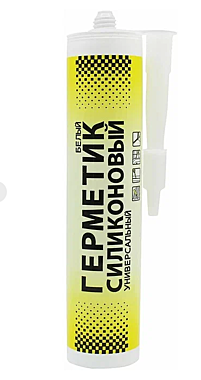 Герметик силиконовый Master Klein универсальный 260мл белый картридж 1635