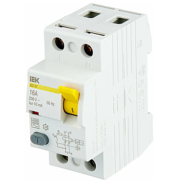 УЗО IEK 2п 25А 10мА ВД1-63 MDV10-2-025-030 