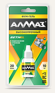 Фум-гель АЛМАЗ Высокопрочный 10г (блистер) 537997