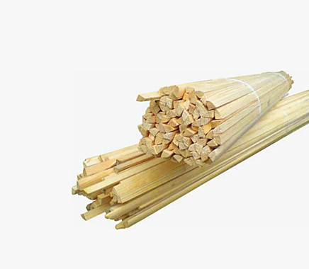 Штапик деревянный 10х10х1,1м гладкий (100шт уп)