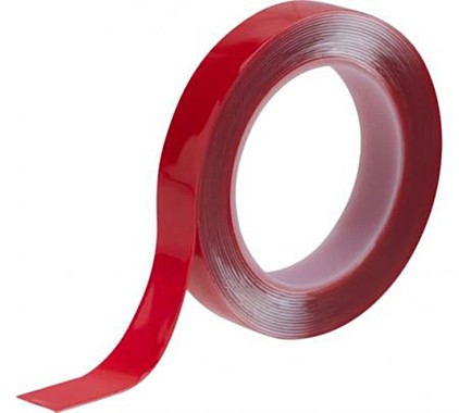 Двусторонняя клейкая лента RODEX 20ммх5м красная