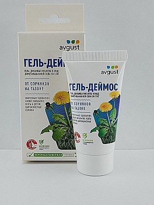 Средство Деймос 50мл гель для точечного уничтожения сорняков на газонах Avgust