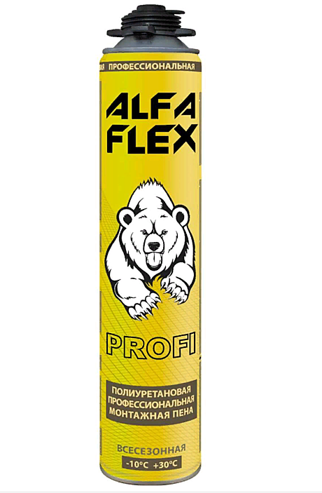 Пена монтажная ALFA Flex Profi 65 всесезонная до 65л 528-983