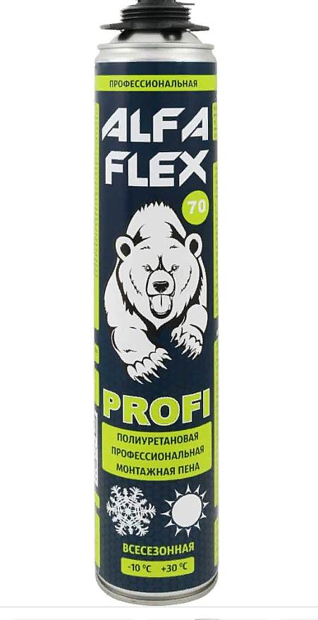 Пена монтажная ALFA Flex Profi 70 всесезонная 70л 788 710
