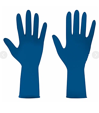 Перчатки хозяйственные латексные L 