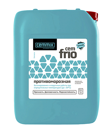 Добавка противоморозная CEMFRIO 5л CEMMIX 206778