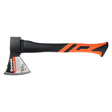 Топор 600г ЕРМАК кованый с фиберглассовой двухкомп.ручкой 662-428