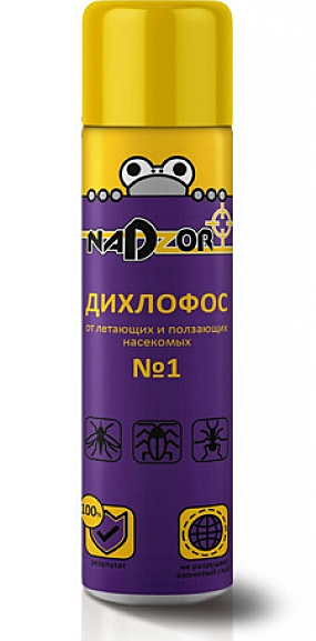 Дихлофос NADZOR 200мл 6/24 107 402