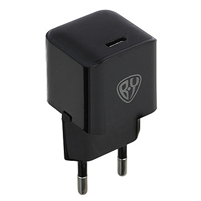BY Сетевое зарядное устройство Space power 20W, USB-C PD, пластик