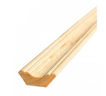 Плинтус деревянный 30х12х2.5м фигурный