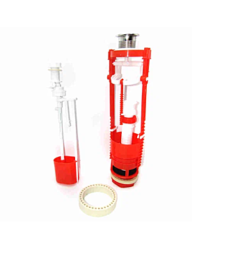 Арматура для бачка Тула РБМ АС-17.1М ниж.подв.хром кнопка 507232