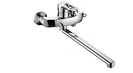 Смеситель для ванны OUTE Т4873C с длинным изливом