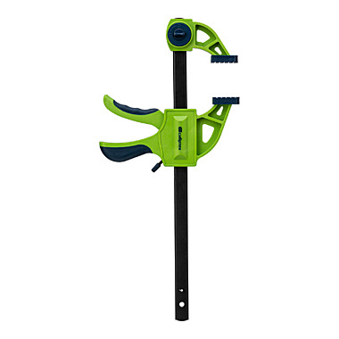 Струбцина F-образная быстрозаж.200х70х420мм пласт.корпус фиксатор двухкомп.ручка // СИБРТЕХ 20564