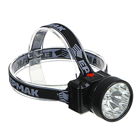 Фонарь налобный 5LED 8,8х7,4х8,5см с аккум.зарядкой 328-047