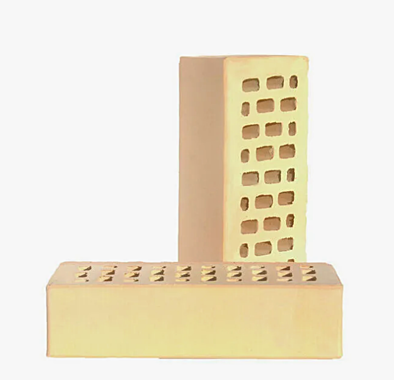 Кирпич лицевой одинарный солома М200 250*120*65 с фаской  (скидка от поддона 480шт)