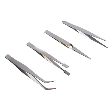 Набор пинцетов РОКОТ 4 пр., нержавеющая сталь